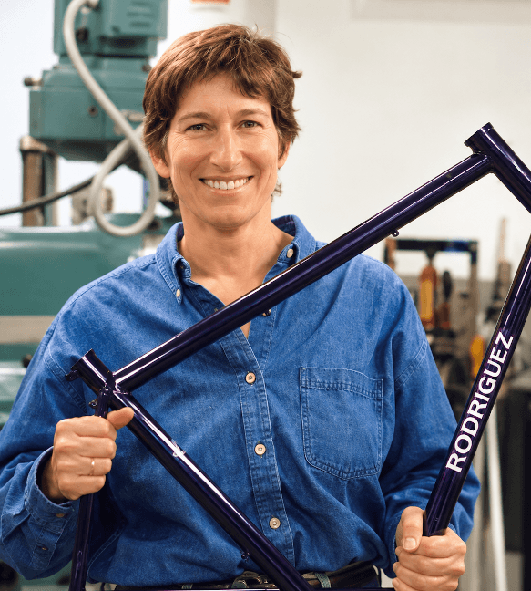Estelle Gray holding a Stellar Frame